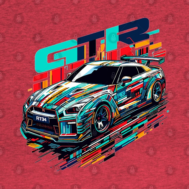 Nissan GT-R R34 by Vehicles-Art